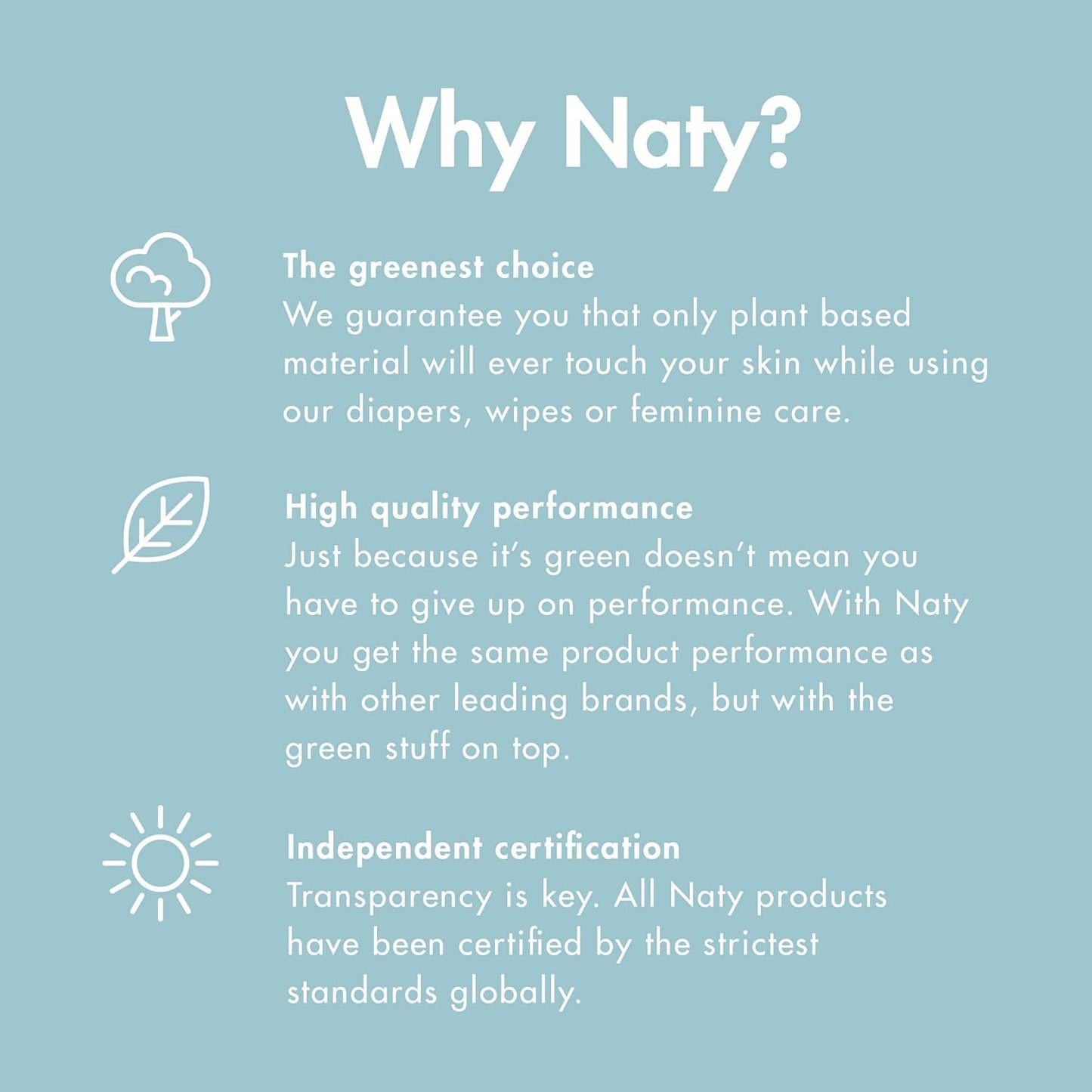 Eco by Naty Pads for sensitive bladders – absorbent, discreet, and eco-friendly (12 pieces)